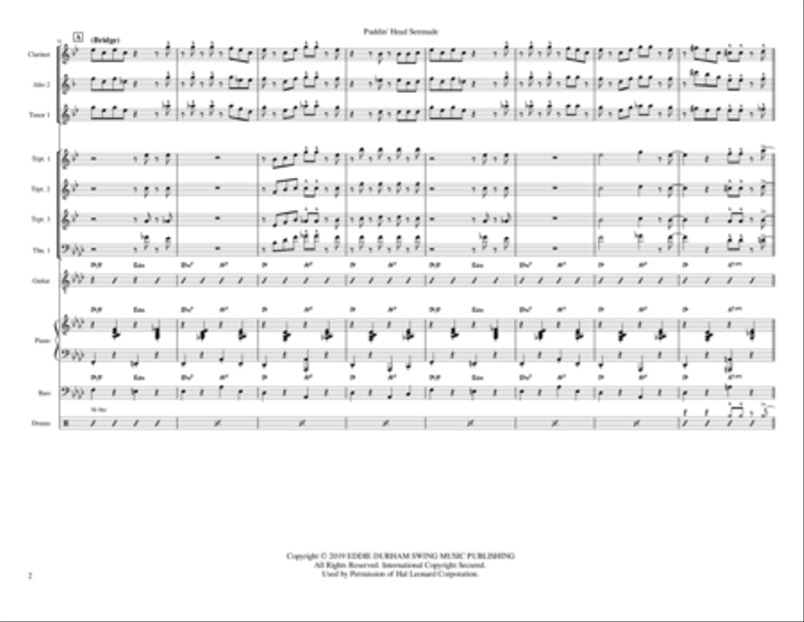 Puddinhead Serenade Puddinhead Serenade Jazz Ensemble scores gallery preview page 2