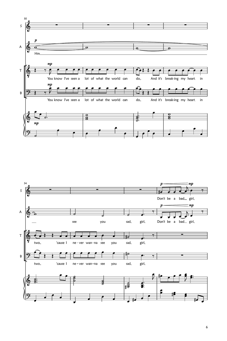 Wild World Wild World 3-Part scores gallery preview page 6