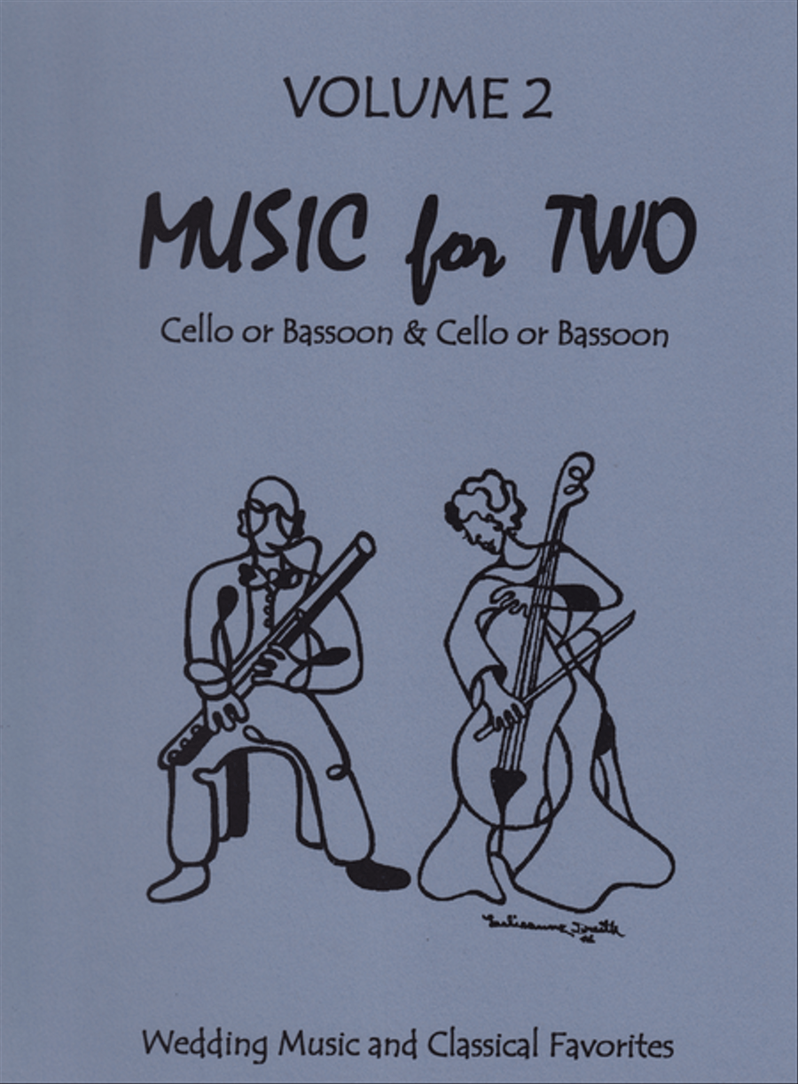 Music for Two, Volume 2 - Wedding and Classical Favorites - Cello/Bassoon and Cello/Bassoon Bassoon scores gallery preview page 1