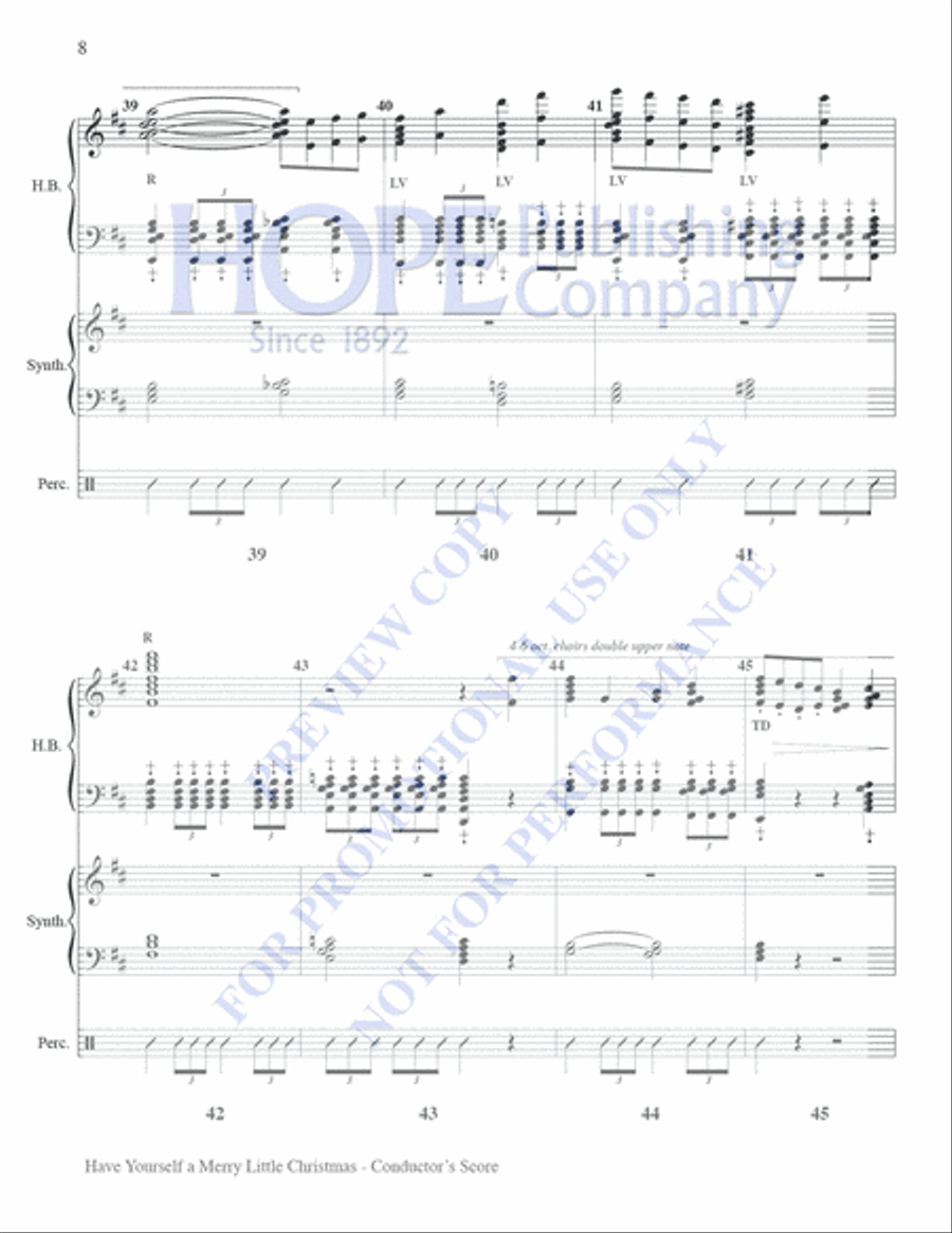 Have Yourself A Merry Little Christmas Set of Parts scores gallery preview page 8