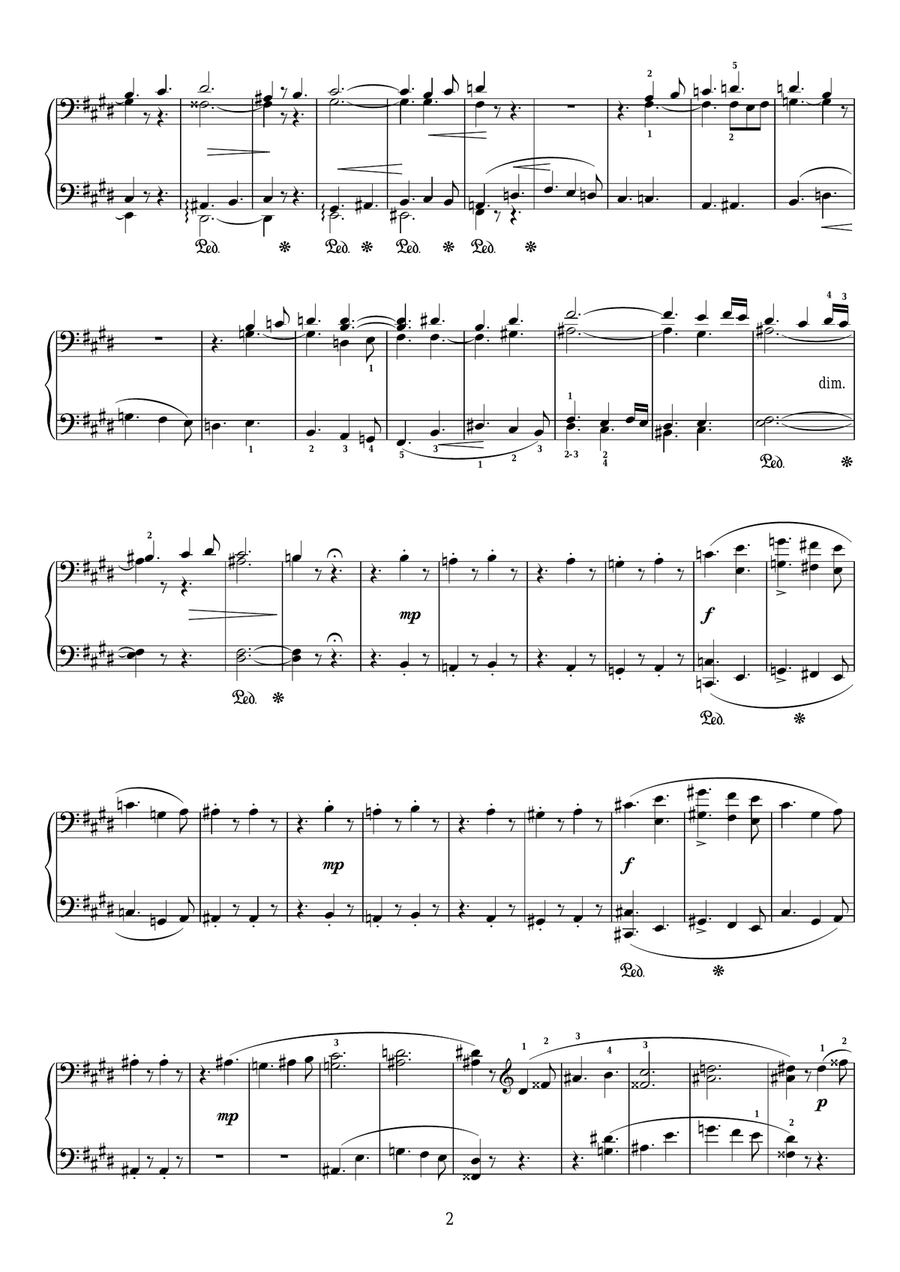 Annees De Pelerinage III, No.1: Angelus! Prayer To The Guardian Angels Piano Solo scores gallery preview page 2