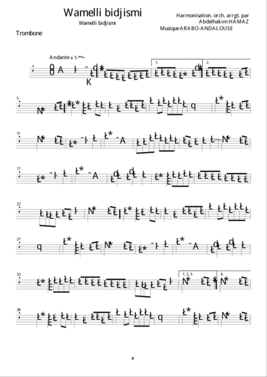 1ère Suite Andalouse Full Orchestra scores gallery preview page 5