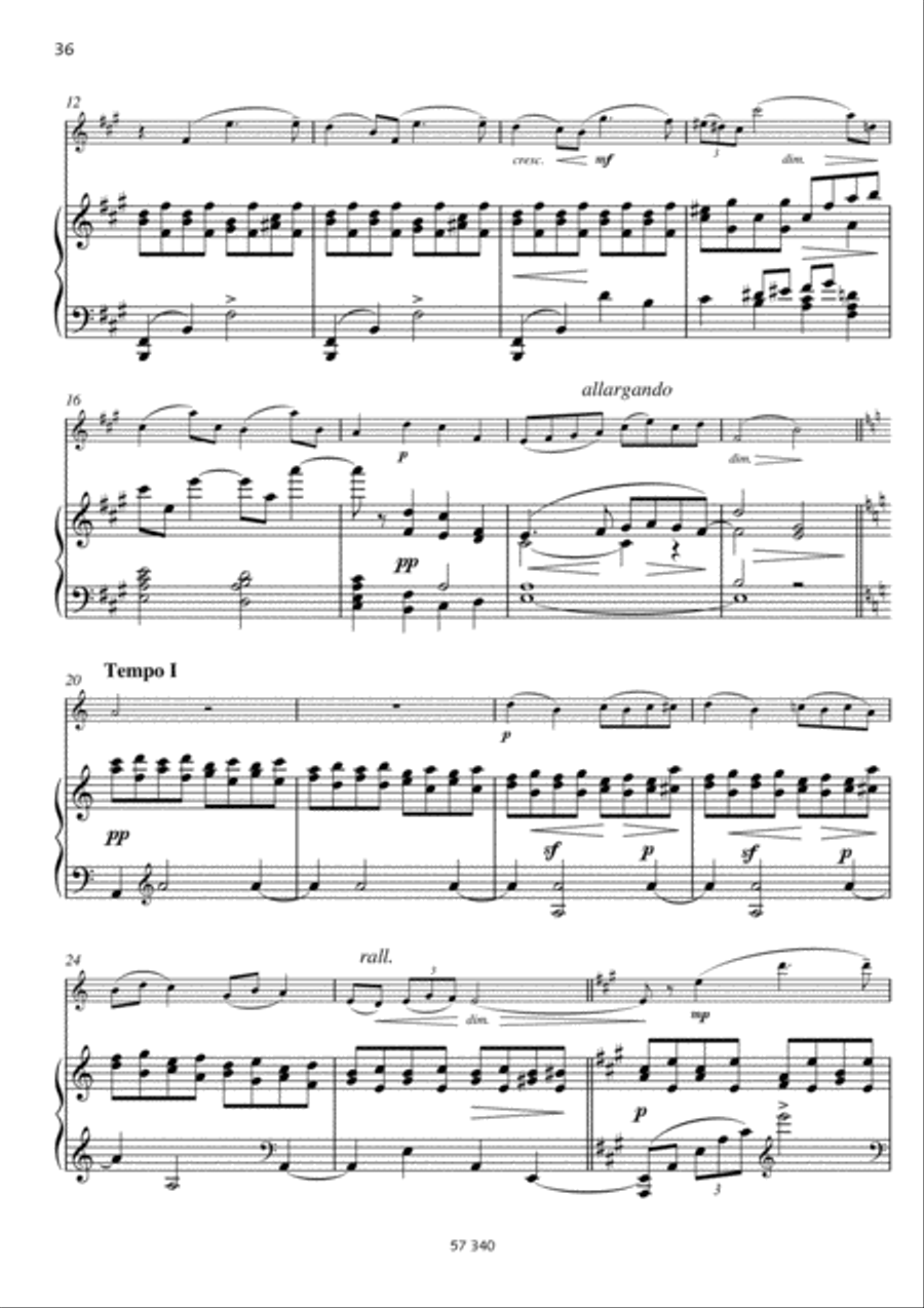 Berceuse Flute Solo scores gallery preview page 2