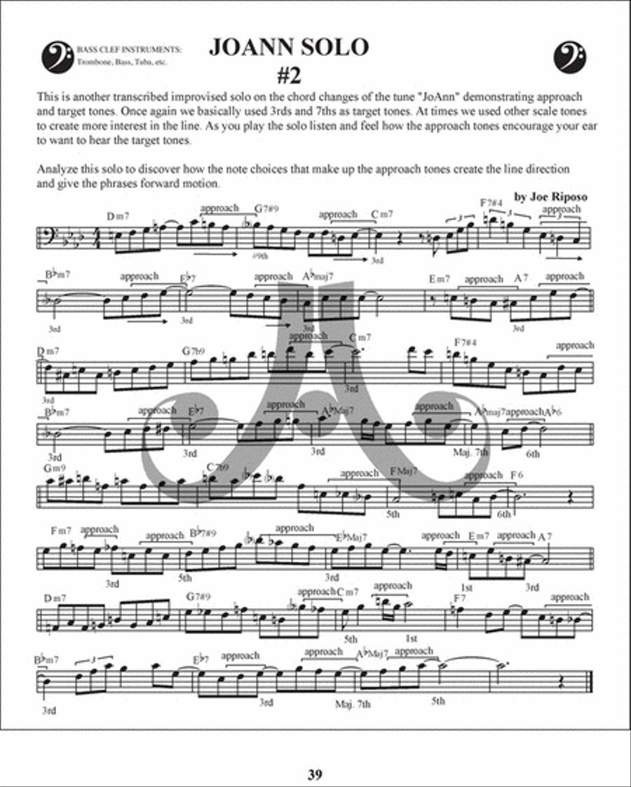 Target and Approach Tones Collection / Songbook scores gallery preview page 11