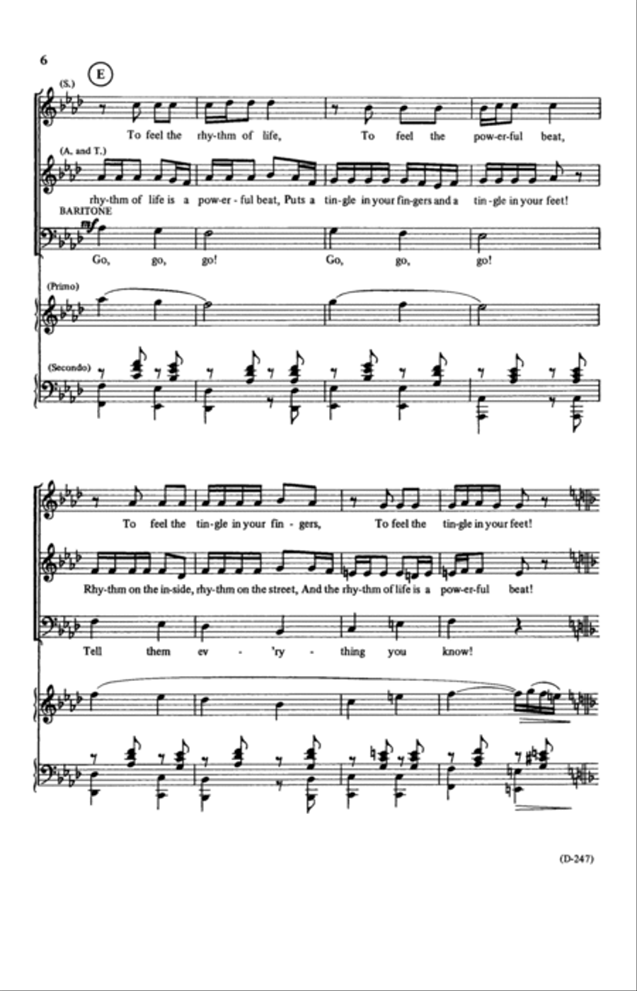 The Rhythm Of Life (from Sweet Charity) (arr. Richard Barnes) 3-Part scores gallery preview page 4