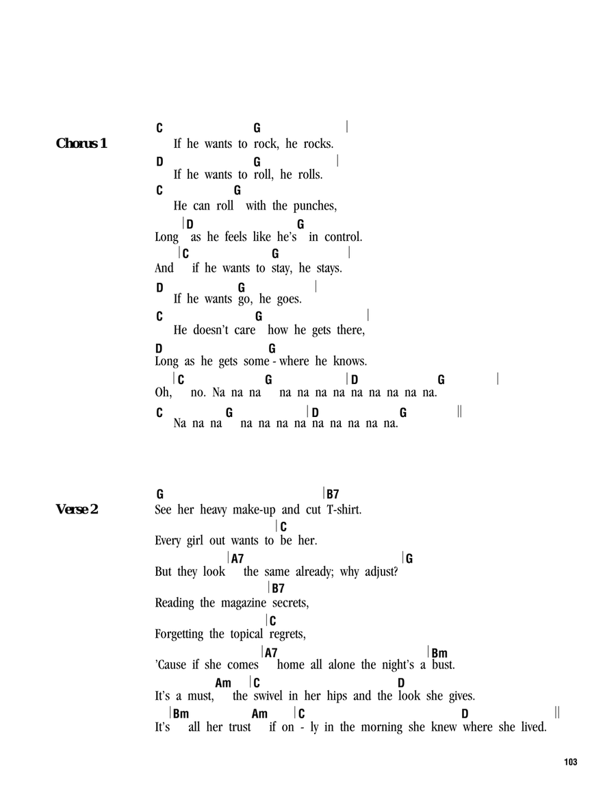 Rock & Roll Acoustic Guitar scores gallery preview page 2