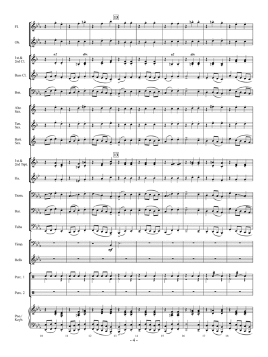 Elephants Elephants Concert Band scores gallery preview page 3