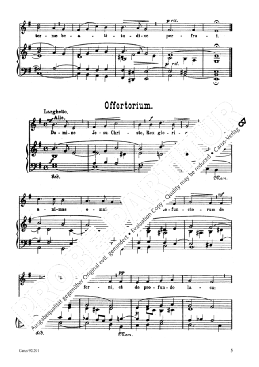 Requiem Unison Choir scores gallery preview page 6