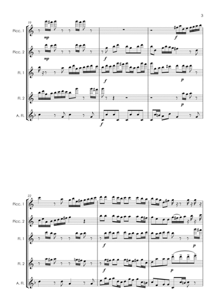 4 Baroque Classics - flute quartet and flute quintet bundle / book / pack image number null