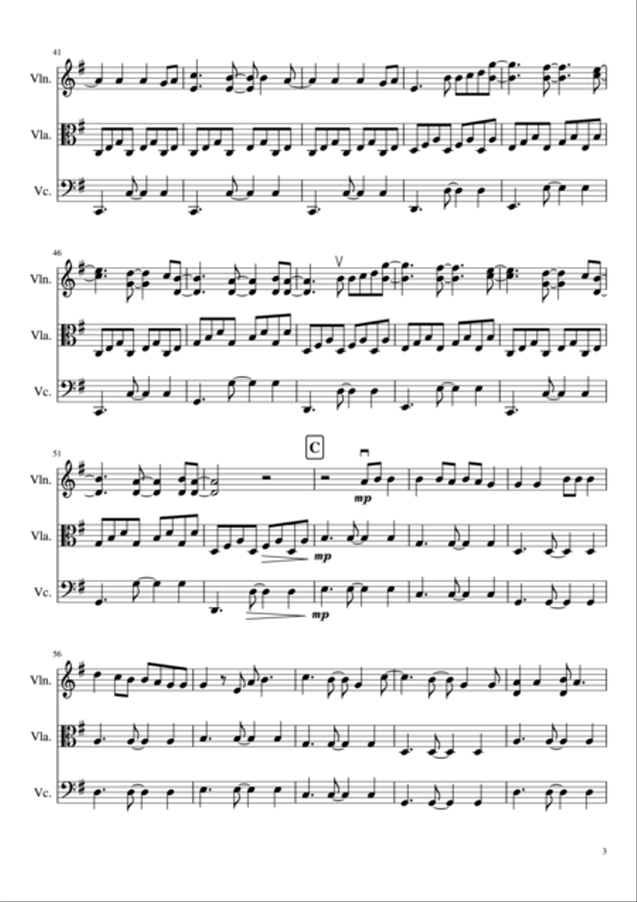 All Of Me All Of Me String Trio scores gallery preview page 4