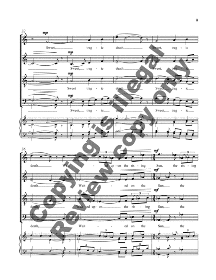 O Sun (from September Sun) Divisi scores gallery preview page 12