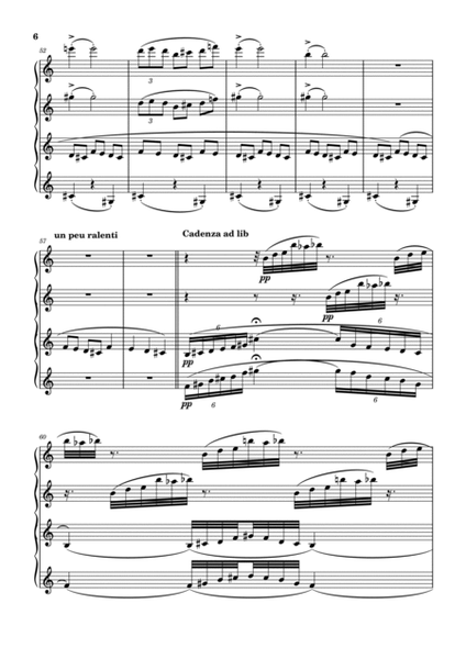 Rapsodie Espagnole by Maurice Ravel for 3 clarinets and Bassclarinet
