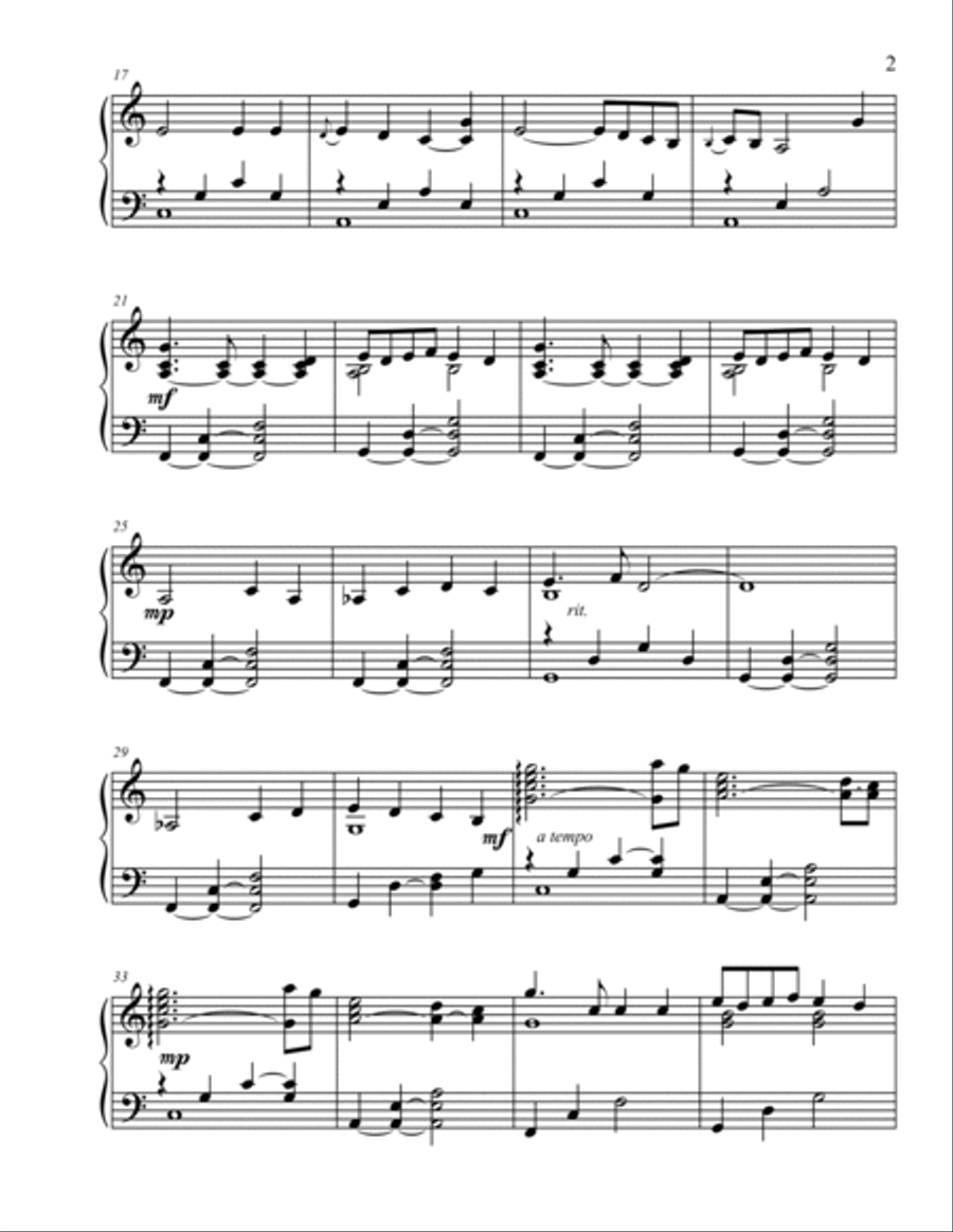 Shades of Blue Shades of Blue Piano Solo scores gallery preview page 2
