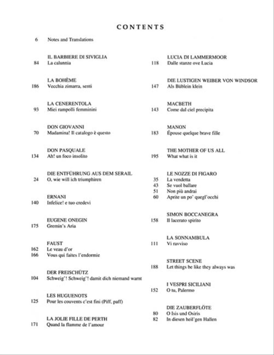 Arias for Bass Voice Solo scores gallery preview page 2
