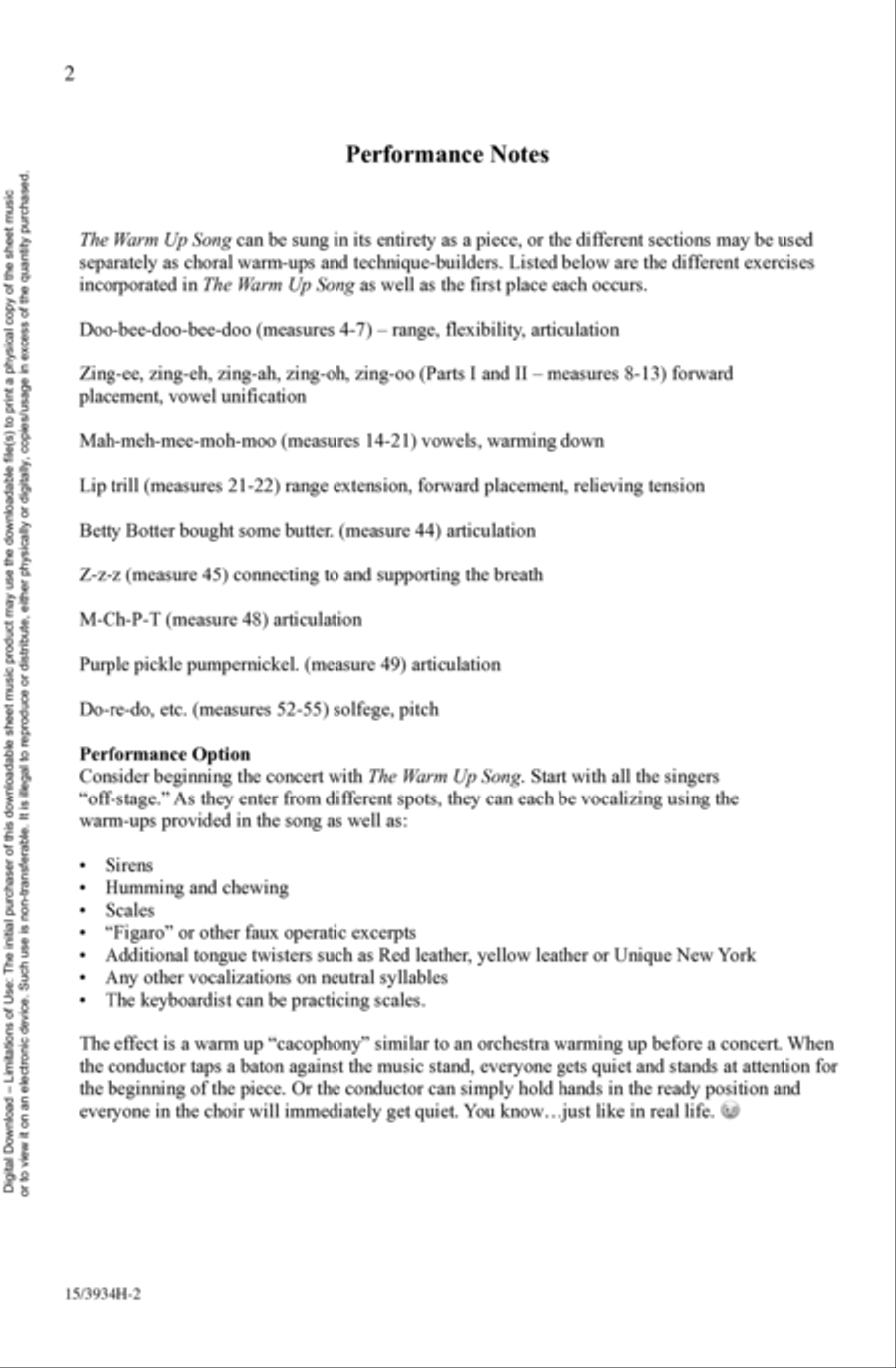 The Warm Up Song 3-Part scores gallery preview page 2