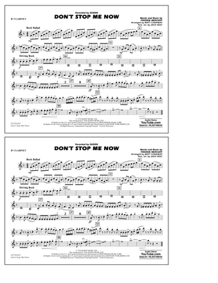 Book cover for Don't Stop Me Now - Bb Clarinet