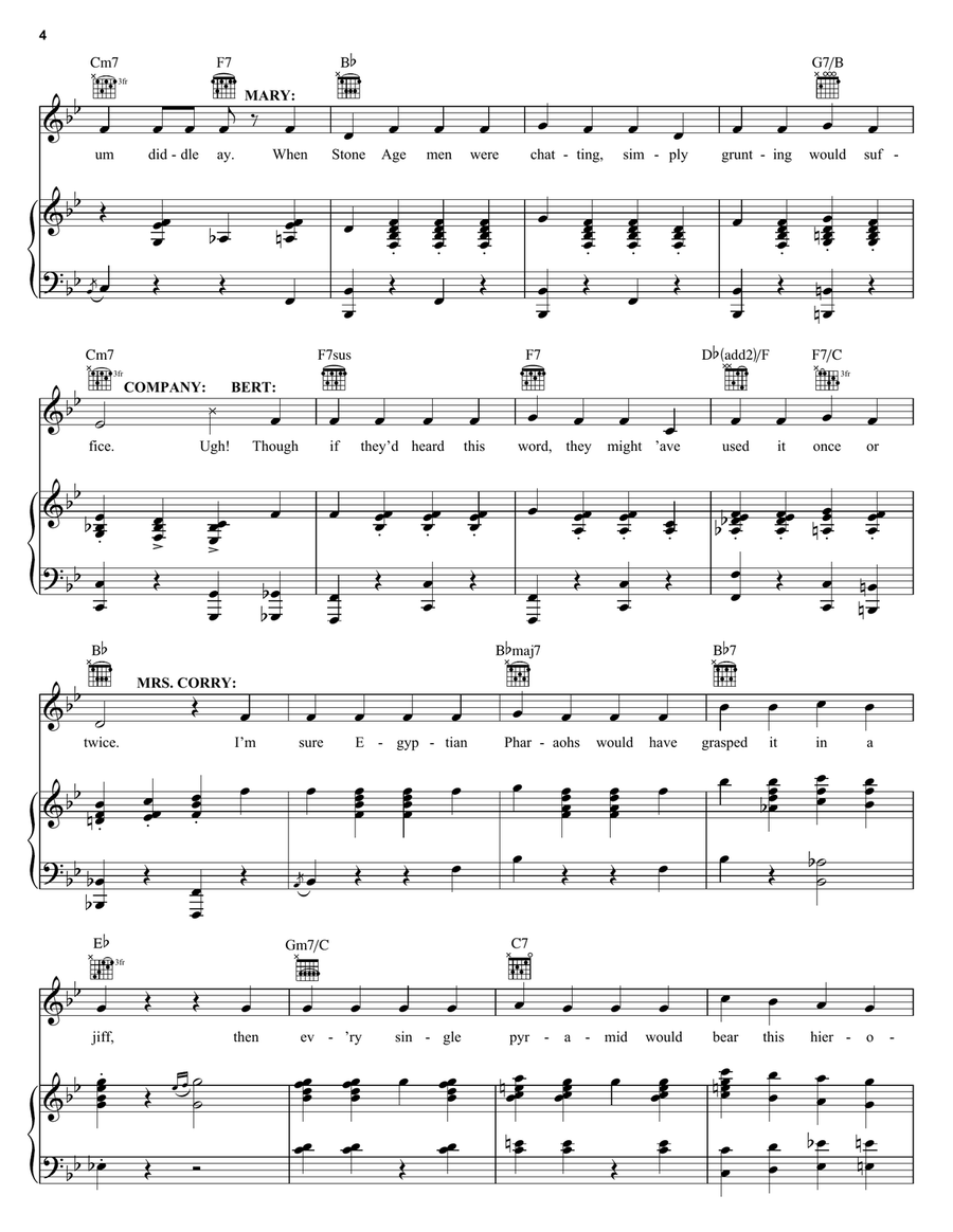 Supercalifragilisticexpialidocious (from Mary Poppins) Guitar scores gallery preview page 4