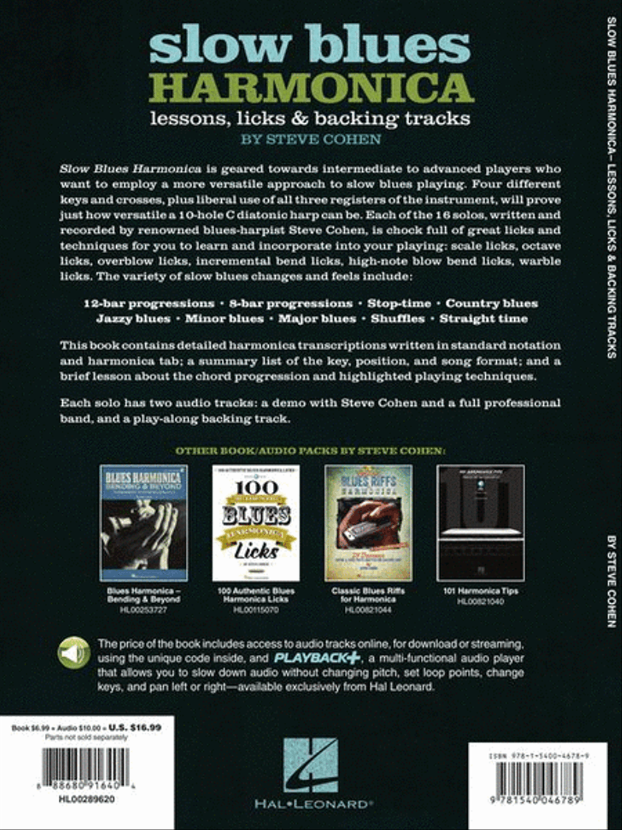 Slow Blues Harmonica Slow Blues Harmonica Guitar Tablature scores gallery preview page 8
