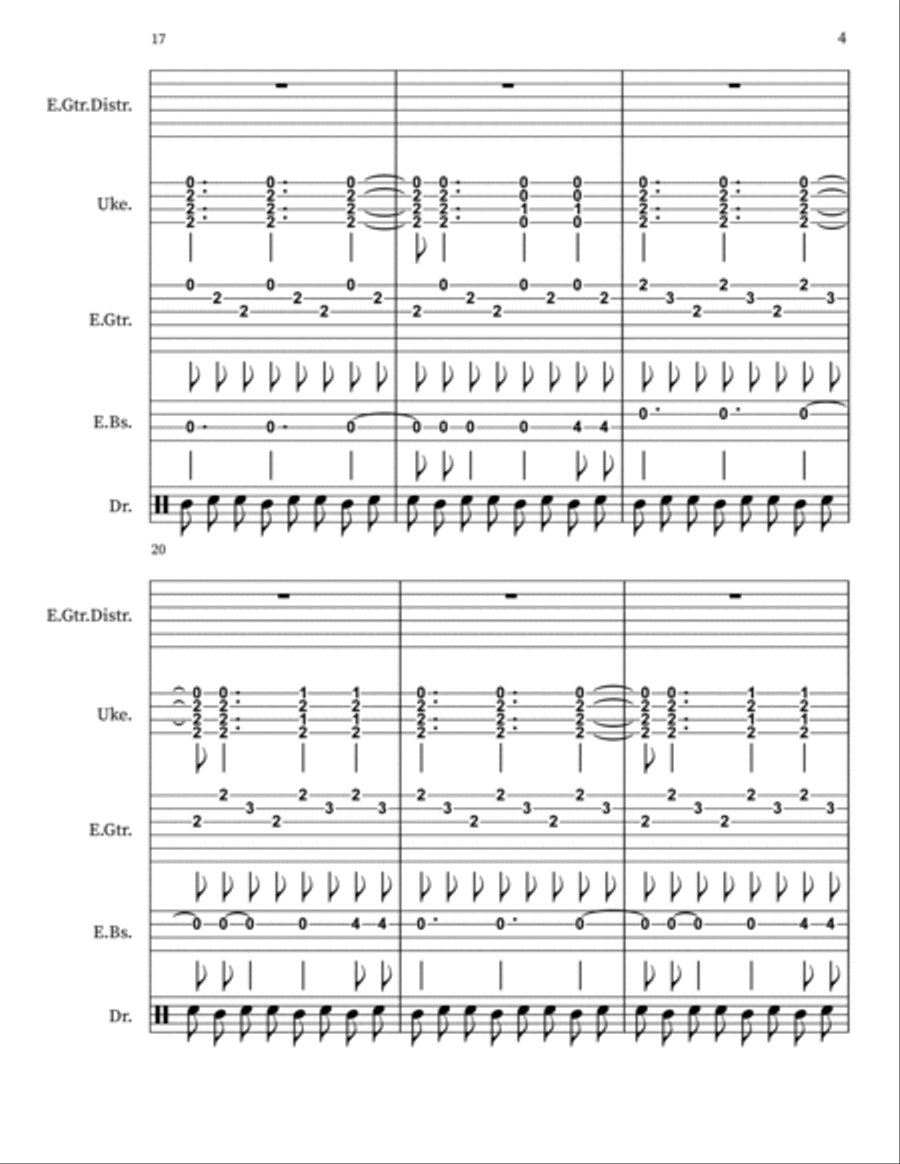 Packet of Microwave Popcorn Small Ensemble scores gallery preview page 4