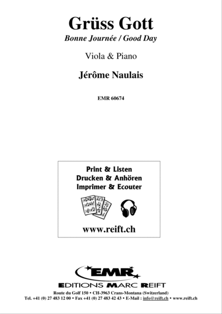 Gruss Gott Gruss Gott Piano Accompaniment scores gallery preview page 2