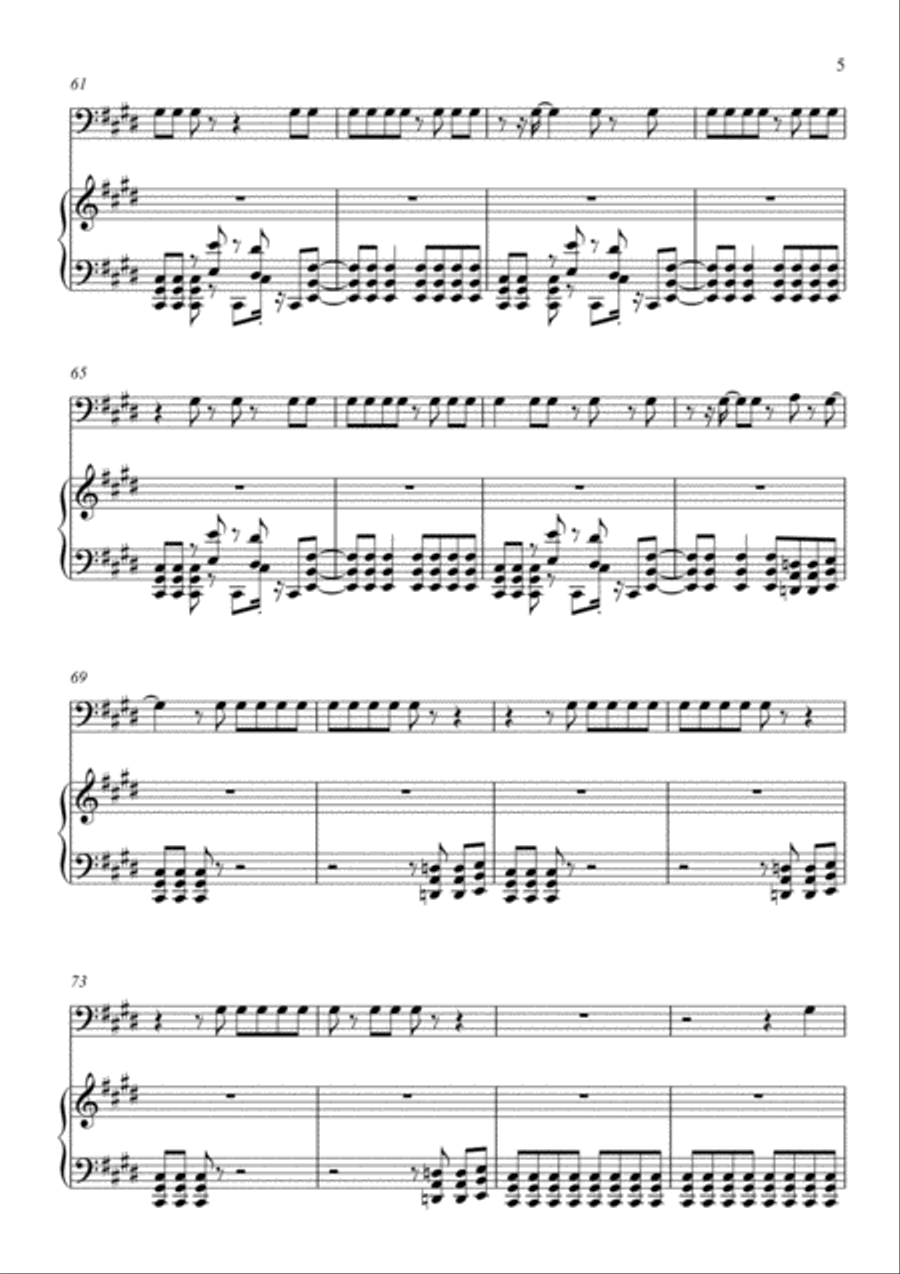 Papercut Papercut Double Bass scores gallery preview page 5