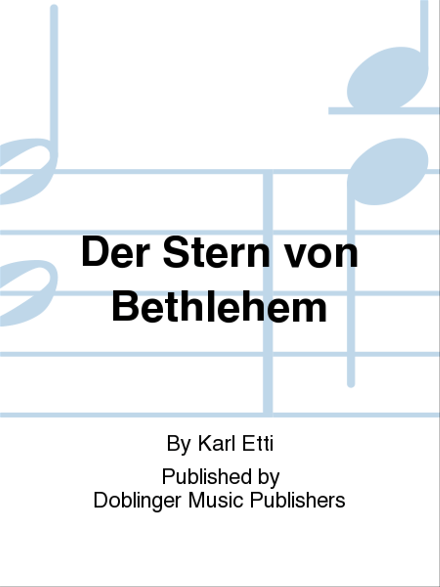 Stern von Bethlehem, Der Stern von Bethlehem, Der SSAA scores gallery preview page 1