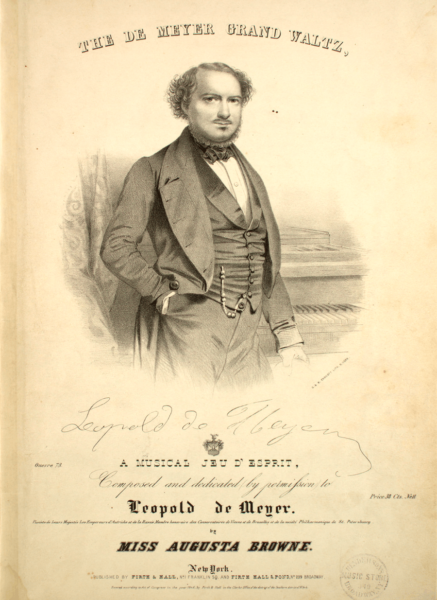 The De Meyer Grand Waltz. A Musical Jeu D'Esprit