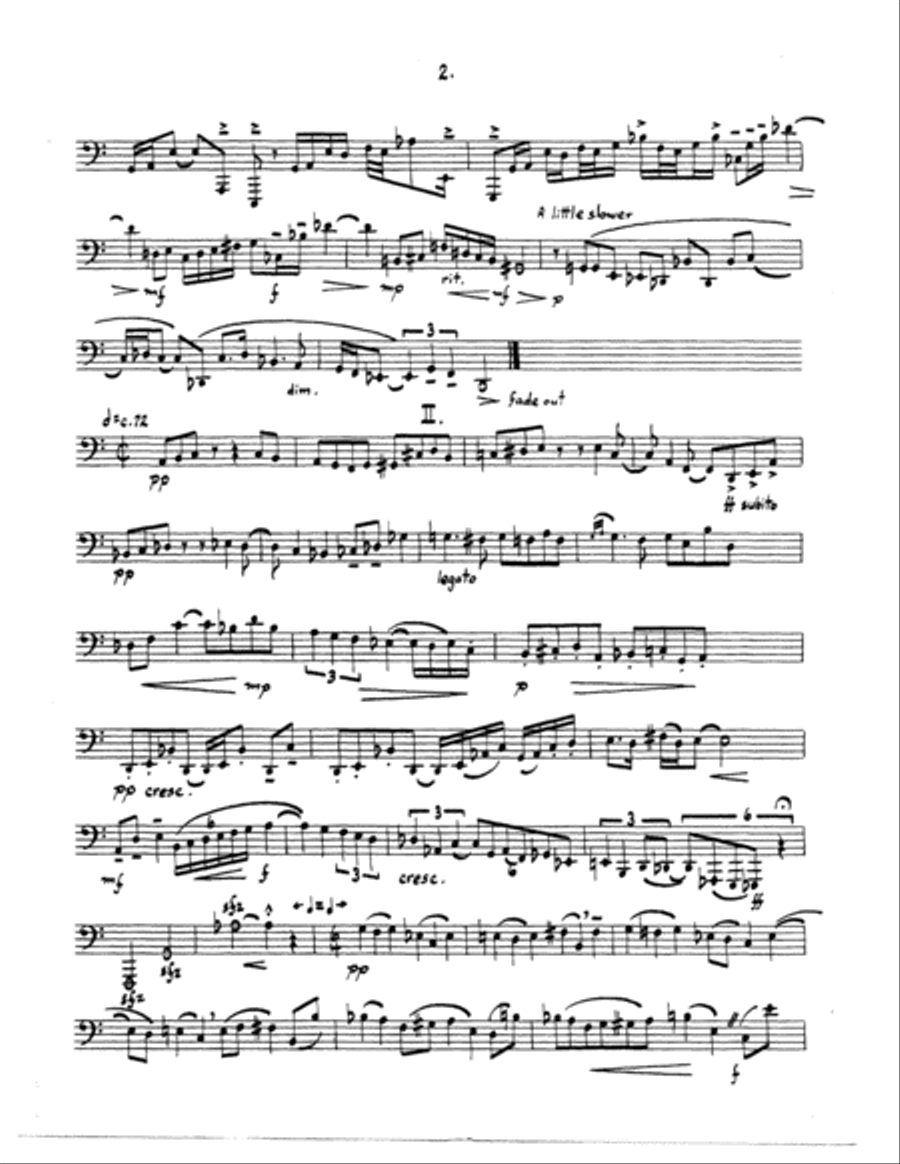 Design No. 1 Tuba scores gallery preview page 3