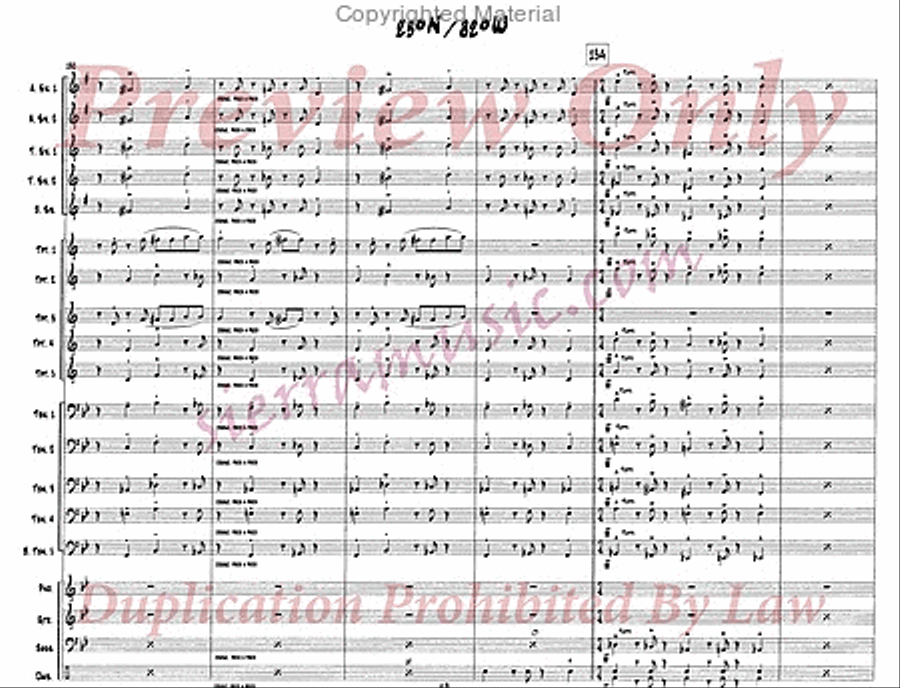 23 degrees N 82 degrees W Jazz Ensemble scores gallery preview page 19