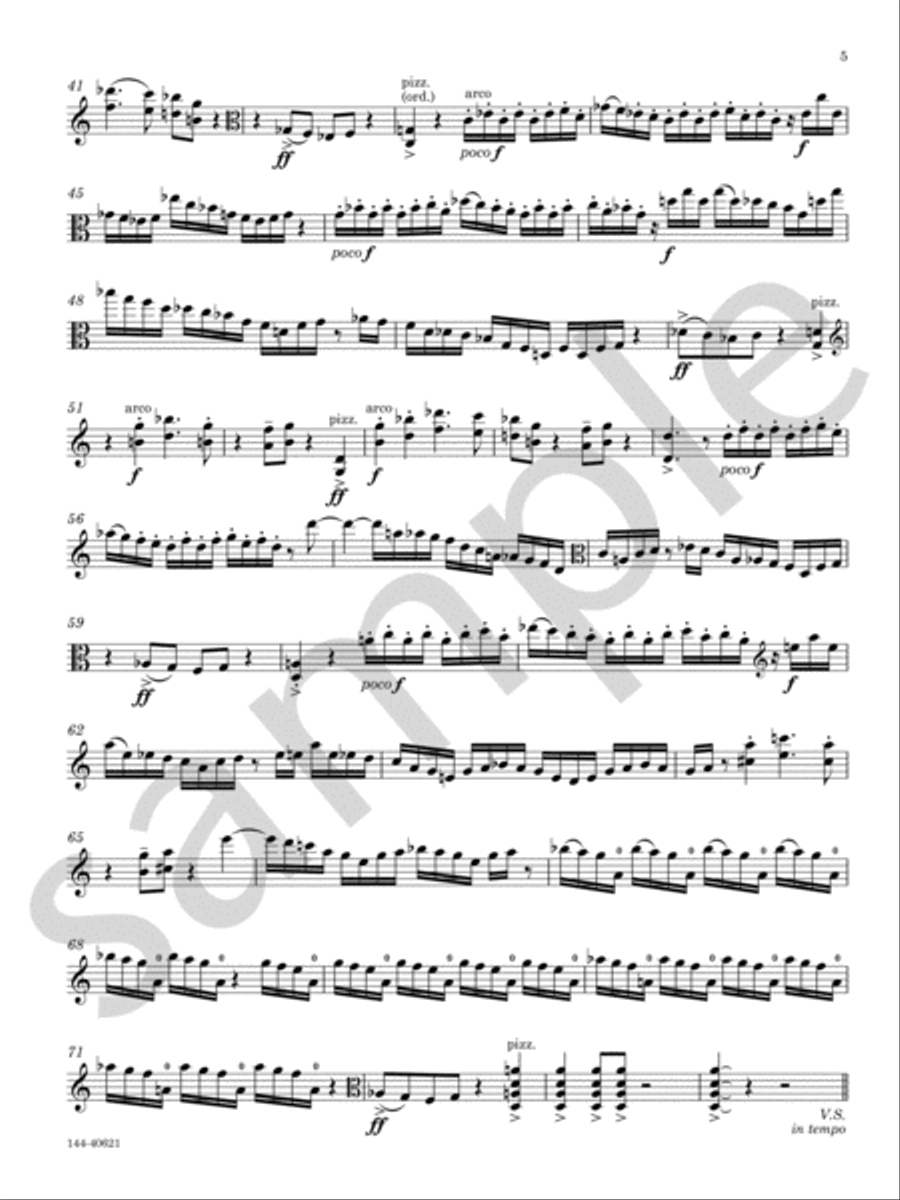 Fantasy For Solo Viola Chamber Music scores gallery preview page 4