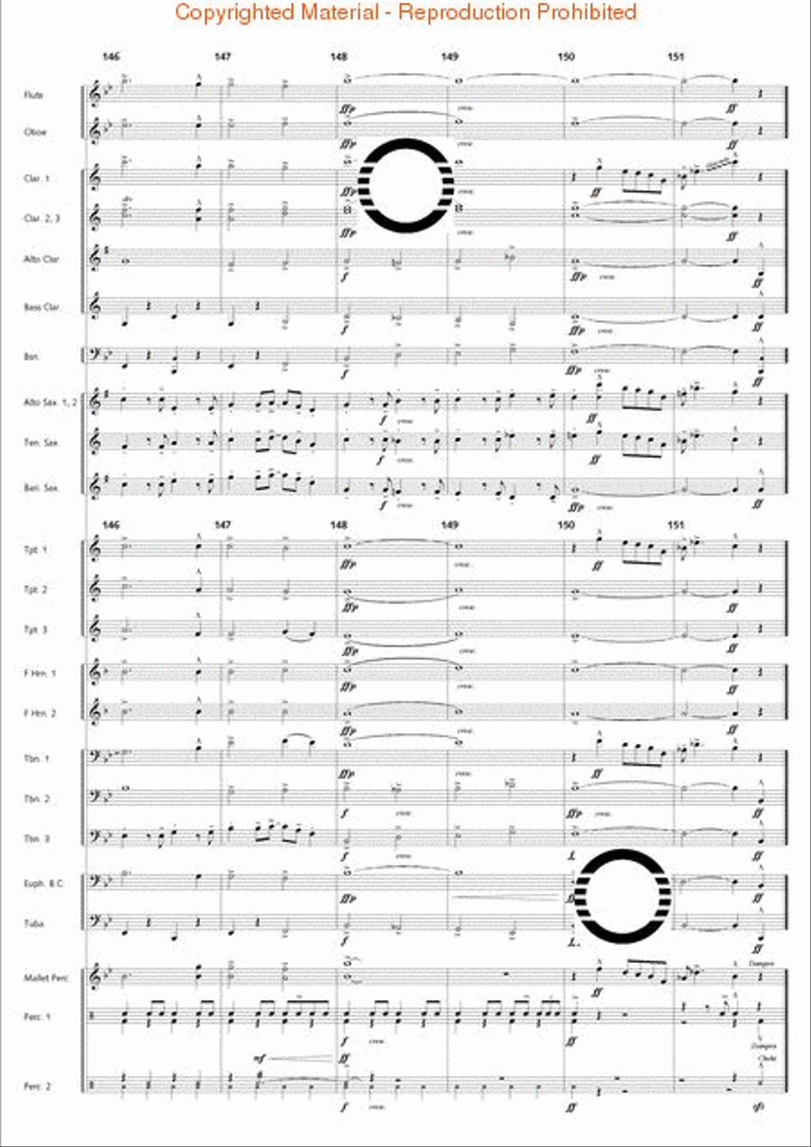 Holiday Jambalaya Concert Band scores gallery preview page 31