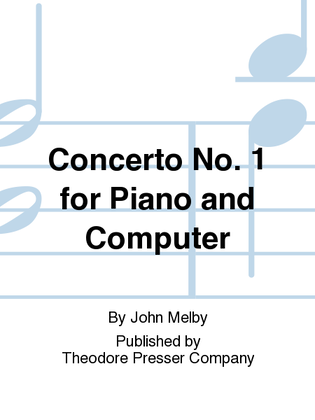 Book cover for Concerto No. 1 For Piano And Computer