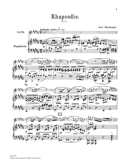 Rhapsody for flute
