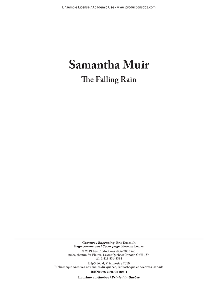 The Falling Rain Ukulele scores gallery preview page 1