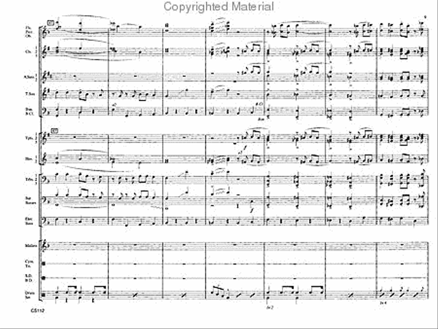 Alexander's Ragtime Band Alexander's Ragtime Band Concert Band scores gallery preview page 9