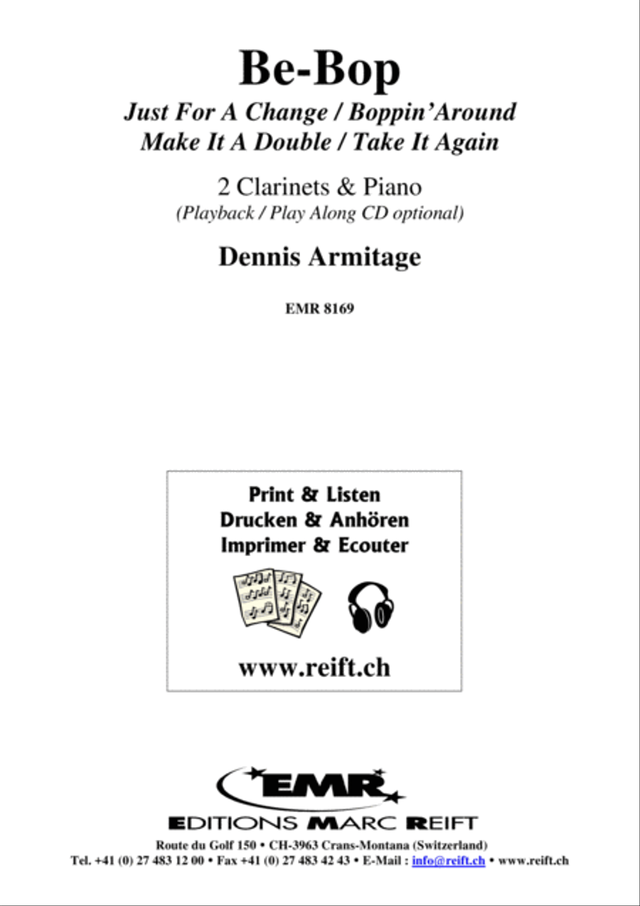 Be-Bop Clarinet Duet scores gallery preview page 2