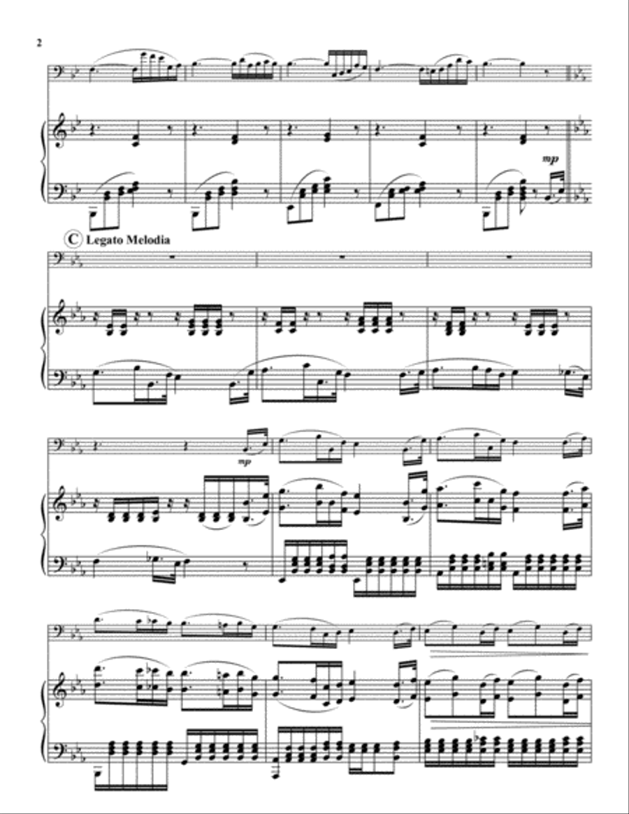 Nymphalian Reverie Euphonium scores gallery preview page 2