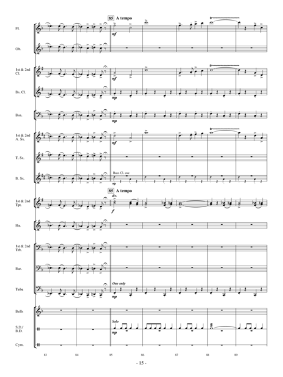 March Kings March Kings Concert Band scores gallery preview page 14