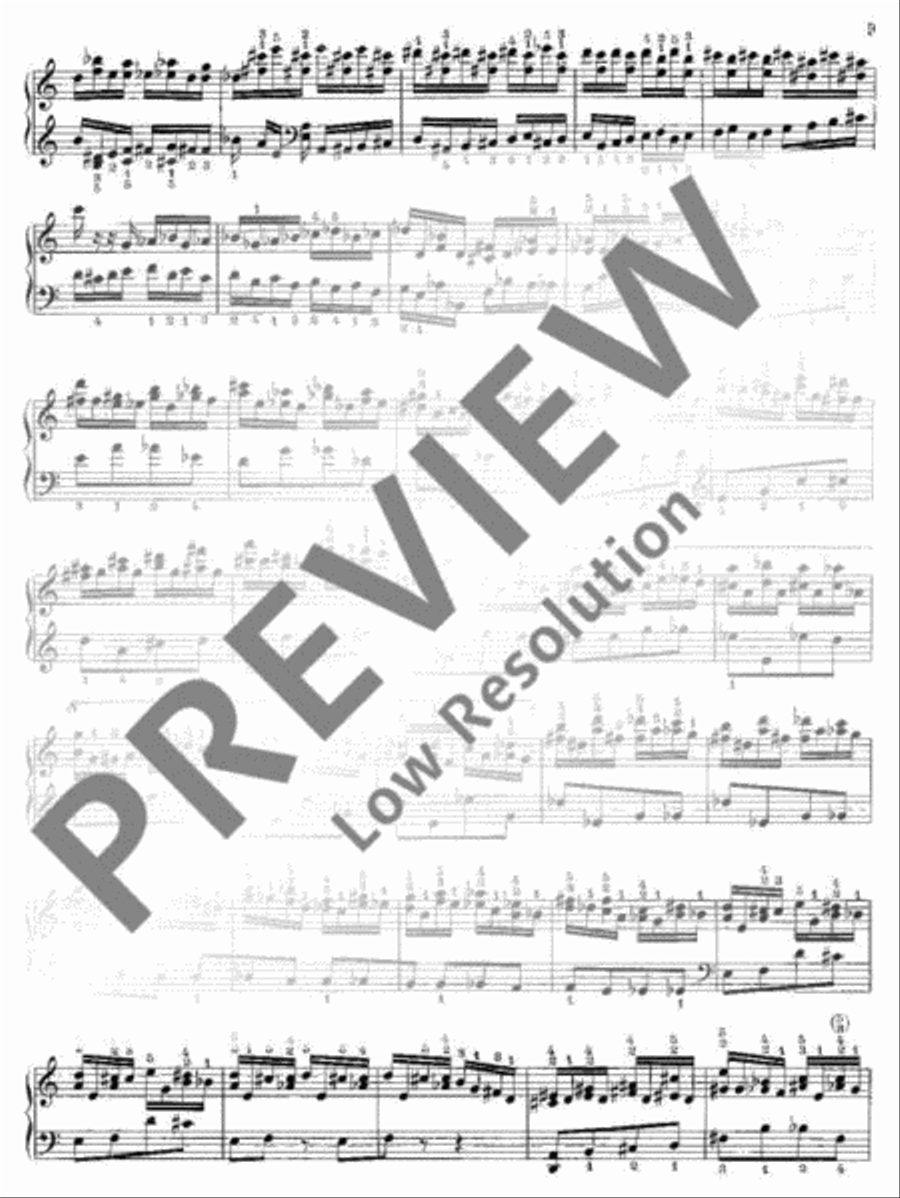 5 x 10 Etüden Piano Solo scores gallery preview page 10