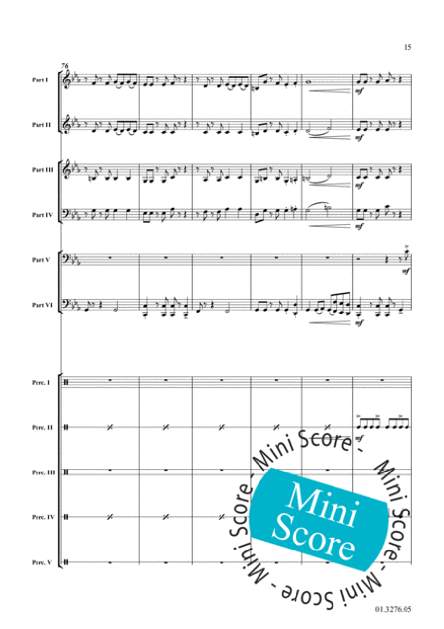 Festivo! Festivo! Concert Band scores gallery preview page 19