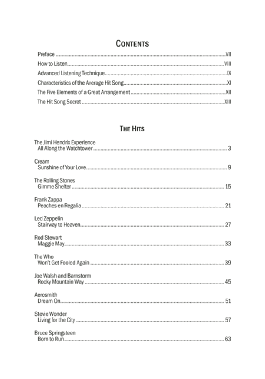 Bobby Owsinski's Deconstructed Hits -- Classic Rock, Volume 1 Collection / Songbook scores gallery preview page 7
