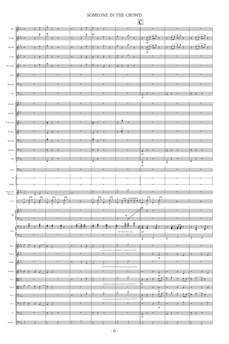 Someone In The Crowd Full Orchestra scores gallery preview page 6