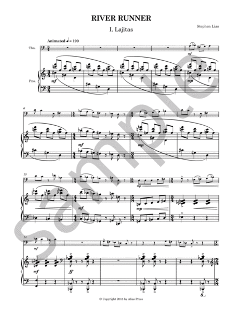 River Runner River Runner Chamber Music scores gallery preview page 3