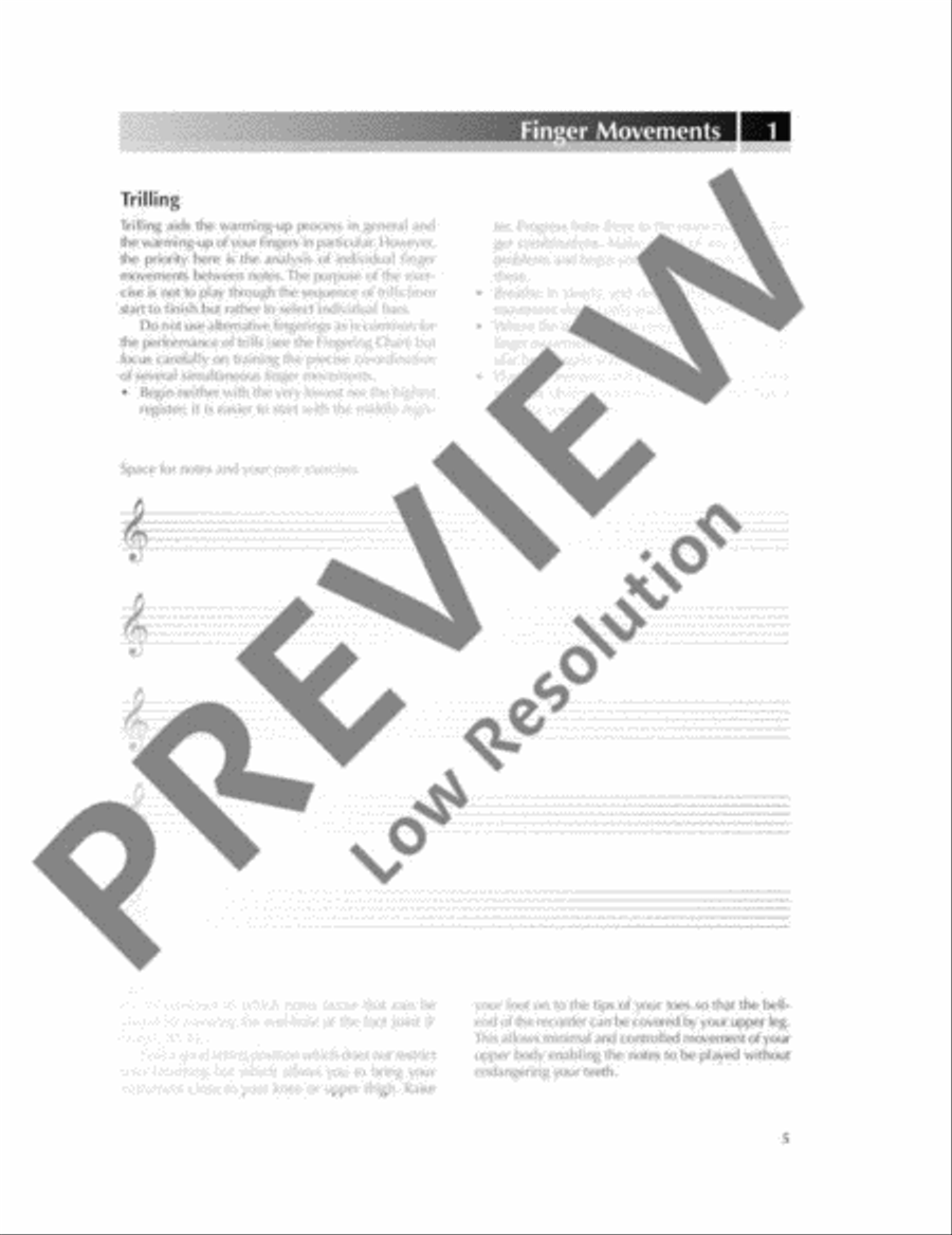 Advanced Recorder Technique Soprano Recorder scores gallery preview page 6