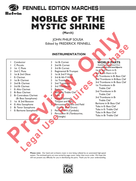 Nobles of the Mystic Shrine (March)