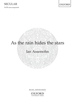 Book cover for As the rain hides the stars