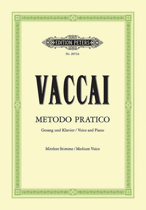 Book cover for Metodo Pratico di Canto Italiano for Voice and Piano (Medium Voice)