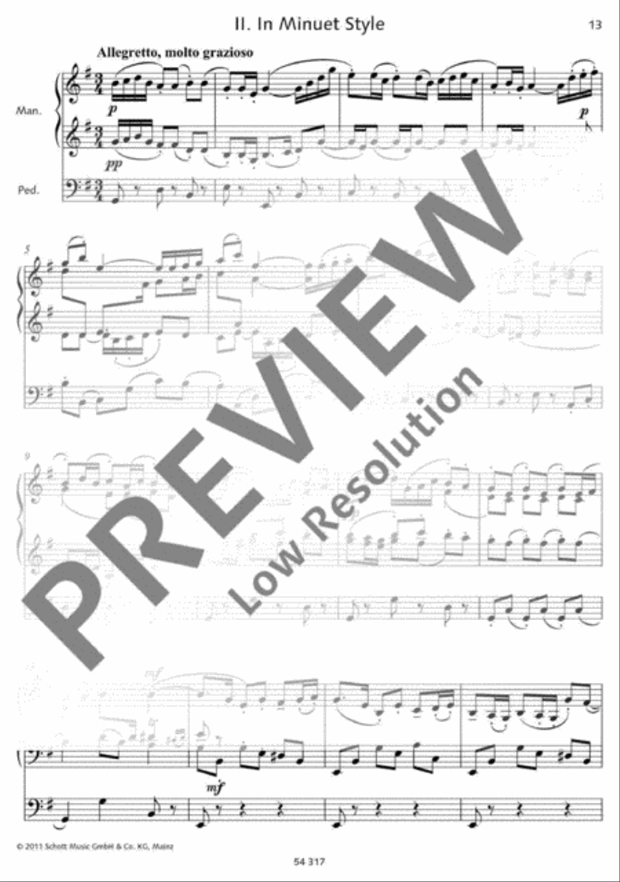 An English Suite Organ scores gallery preview page 14