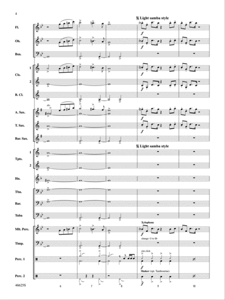 A Joyful Christmas: Score Concert Band scores gallery preview page 4