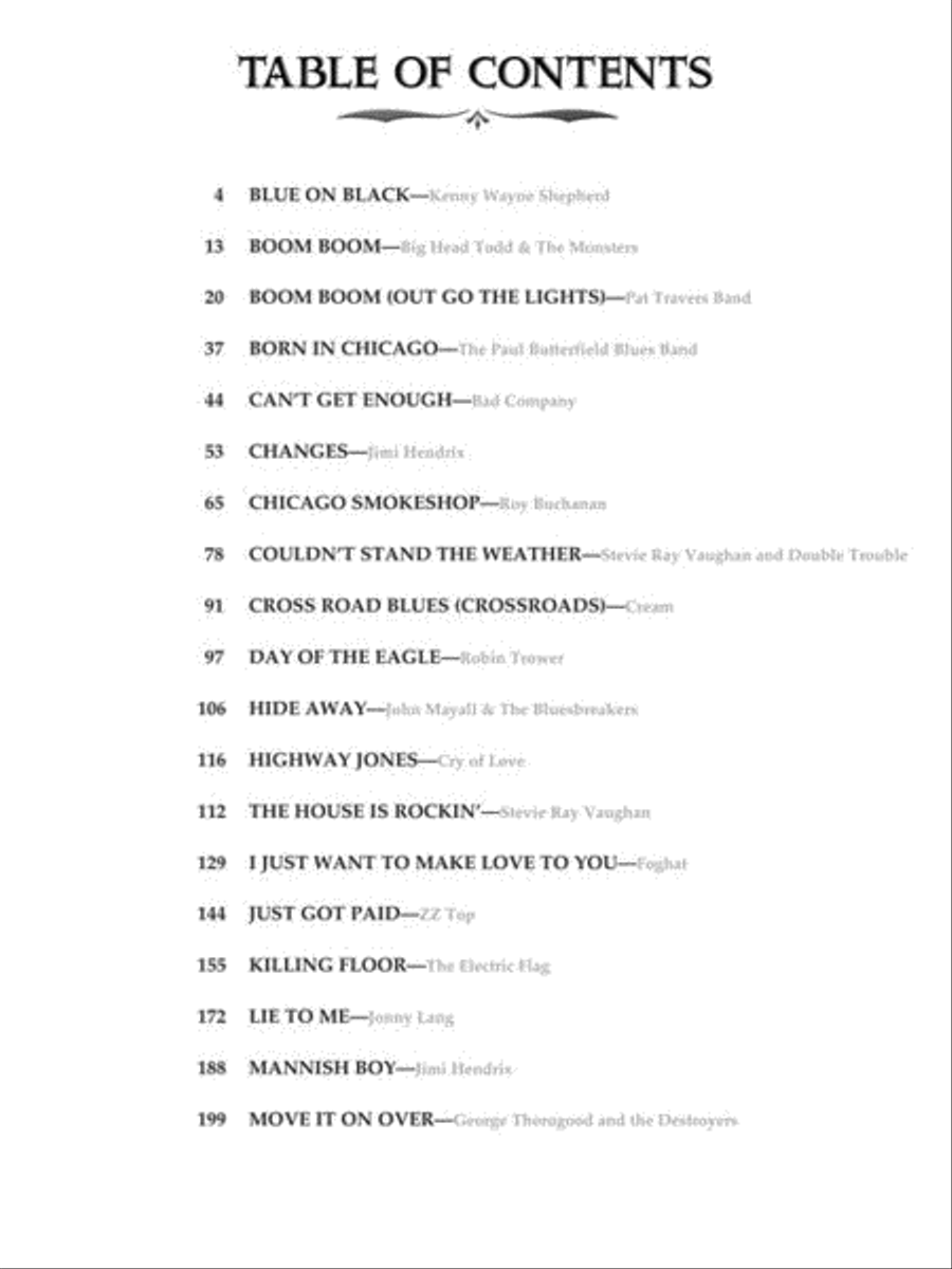 Blues-Rock Guitar Bible – 2nd Edition Electric Guitar scores gallery preview page 3